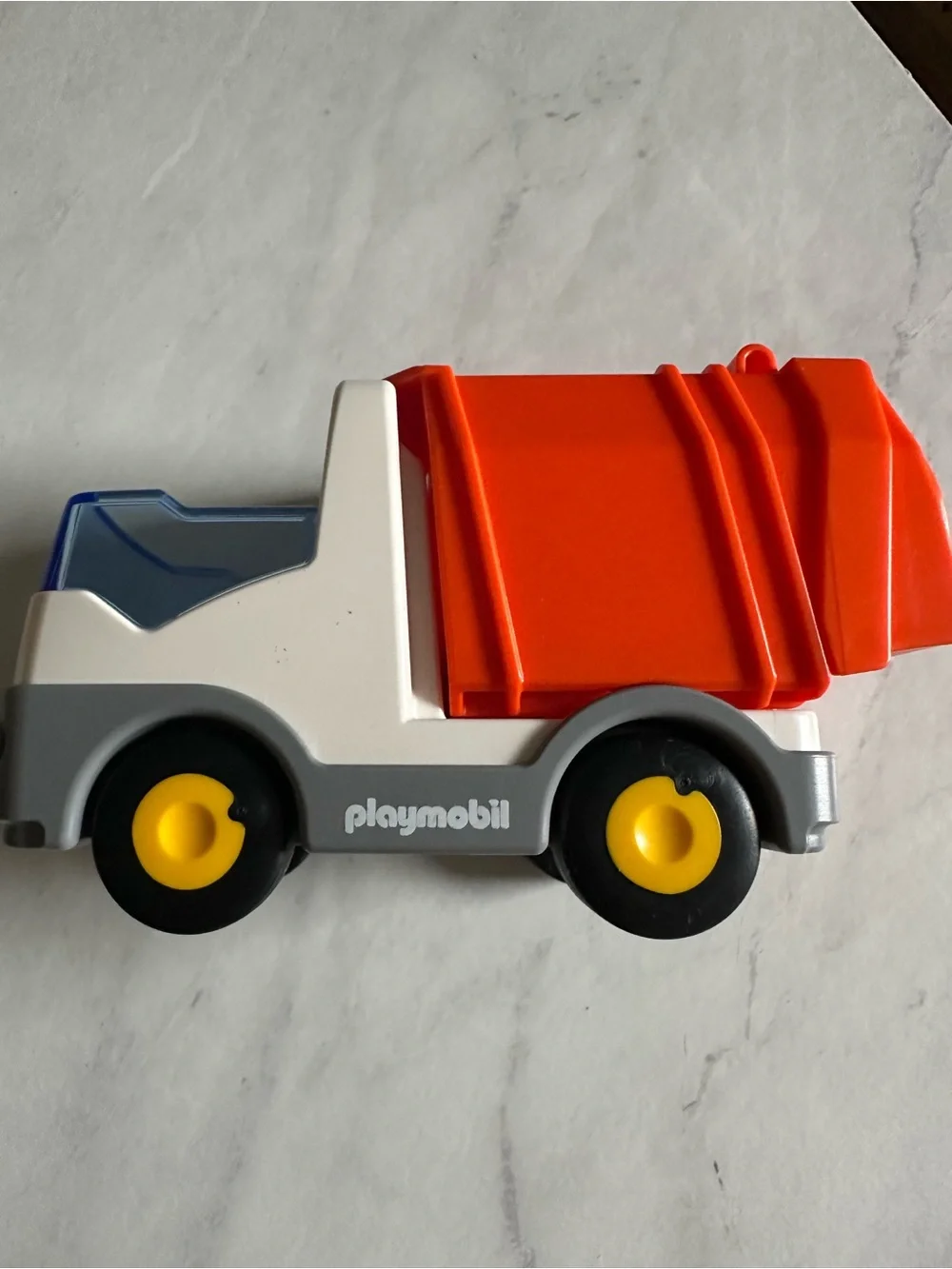 Playmobil 123 Kids Orange & Gray Dump Truck Toy